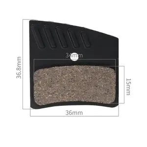 Pastiglie Freno Bici IIIPRO E4 a 4 Pistoni in Ceramica con Base in Rame Prodotte in Cina Continentale - Product Image 5