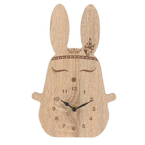 Quà Tặng Sáng Tạo Hình Động Vật Đáng Yêu Gỗ Dễ Thương Phim Hoạt Hình Trẻ Em Đồng Hồ Treo Tường Cho Phòng Trẻ Em Trang Trí - Product Image 4