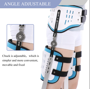 AMAIN Doble <span class=keywords><strong>cadera</strong></span> Rodilla Tobillo Fijación del pie Brace Fijación <span class=keywords><strong>de</strong></span> la articulación <span class=keywords><strong>de</strong></span> la rodilla Brace Meniscus Support Fijación Brace - Product Image 5
