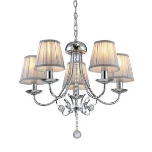 <span class=keywords><strong>Rima</strong></span> iluminación 5 estrella de hierro redondo interior Tela colgante <span class=keywords><strong>Luz</strong></span> de cristal para casa - Product Image 1