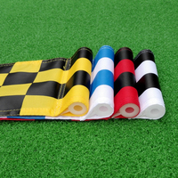 Bâtons de drapeau de Golf de haute qualité, 2 pièces, avec trou de coupe, pôle Standard et socle de gobelets verts, pour Course de Golf et cour