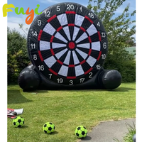 Fléchettes gonflables géantes de football 4M Jeu de sport de plein air Jeu de tir gonflable Cible gonflable pour le plaisir
