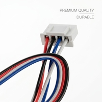 Câble de raccordement personnalisé avec connecteurs JST PH XH GH Dupont, assemblage de faisceau de câbles, pas de 0,8 mm, 4 broches, pour ordinateur, moto