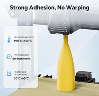 Filament d'impression 3D Creat3D Matte PLA+ Texture mate Meilleure résistance Haute vitesse Max 300 mm/s Filament d'impression 3D Matte PLA Pro