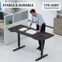 Table de jeu AOR E-sports avec plateau en fibre de carbone, éclairage d'ambiance RGB, mémoire 3 vitesses, vente en gros usine