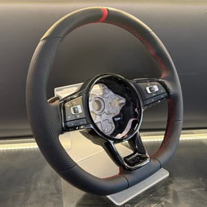 พวงมาลัยสีแดงสำหรับ Volkswagen <span class=keywords><strong>Golf</strong></span> 5 6 7 7.5 GTI <span class=keywords><strong>R</strong></span> <span class=keywords><strong>line</strong></span> POLO Tiguan Passat CC <span class=keywords><strong>Scirocco</strong></span> Jetta - Product Image 4