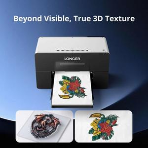 เครื่องพิมพ์ยูวีแบบสองหัว รุ่น EPrint สภาพใหม่ 12 ช่องหมึก พิมพ์อัตโนมัติเต็มรูปแบบ สำหรับสิ่งทอ กระดาษการ์ด พิมพ์ลายสามมิติแท้ รับประกัน 1 ปี - Product Image 1