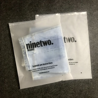 Sac à fermeture éclair écologique avec logo, sac à fermeture éclair givré, emballage personnalisé en EVA pour t-shirts, vêtements, sac en plastique PE avec impression offset