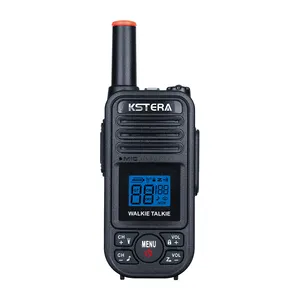 PMR446 446.00625MHz Walkie Talkie untuk Talkabout Midland FRS Gmrs Radio dengan USB Tipe-C 155 Kebijakan Kode CE ROHS FCC Persetujuan