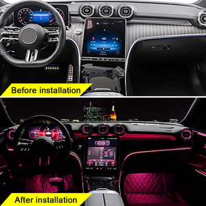 Benz C-Class W206 Car Interior Dashboard Centre <strong>Light</strong> + Saddle <strong>Light</strong> <strong>Configuration</strong> 64 Colours to Enhance the Atmosphere