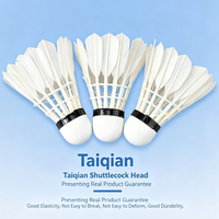 Volants de badminton hybrides en plumes d'oie en gros, légers, professionnels, haute vitesse, stabilité, durables, prix direct usine