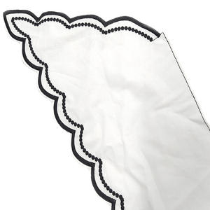 <span class=keywords><strong>Base</strong></span> de tela de punto, cuello falso bordado, cuello de pecho de PVC de doble capa grueso con ribete de encaje DIY - Product Image 4