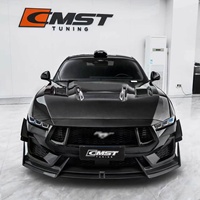 Capot avant en fibre de carbone FRP de haute qualité pour Ford Mustang S650 (24-26) – Style CMST C – Nouvelle version améliorée – Vente chaude