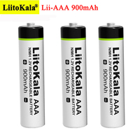 Baterai Li-ion NIMH Isi Ulang LiitoKala Lii-AAA 10440 900mAh 1.2V untuk Senter