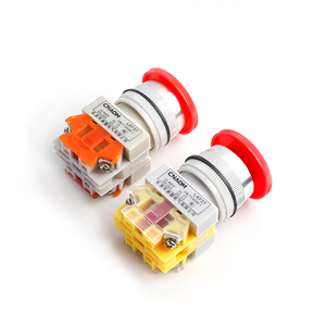 Interrupteur d'arrêt d'urgence à tête de champignon LAY37, 1NO 1NC, bouton poussoir de 30 mm - Product Image 2