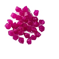 Pierres lumineuses en forme de diamant pour l'aménagement d'aquariums, mini galets lumineux en plastique pour la décoration des aquariums et des jardins