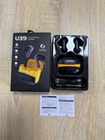 Écouteurs sans fil de jeu U39 avec logo personnalisé, mini écouteurs intra-auriculaires à faible latence, écouteurs sportifs TWS, longue durée de vie de la batterie, écouteurs portables
