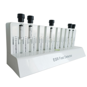 Medizinisches Labor 10 Löcher Kunststoff ABS Weiß <span class=keywords><strong>ESR</strong></span> Schnell detektor halter Stand Reagenzglas gestell für die Blutentnahme - Product Image 3