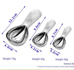 Cuchara Medidora de Café Personalizada DFS1303 de 5ml, 1tb, 15ml, 2tb, 30ml, Cuchara Medidora de Granos de Café de 5ml - Product Image 1
