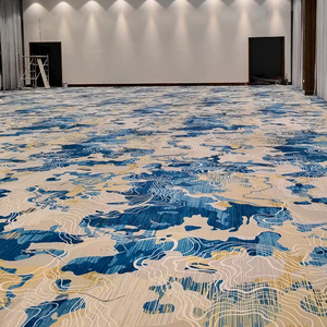 Tùy Chỉnh Sang Trọng Thương Mại Axminster 80% Len 20% Nylon Máy Làm Tufted Cắt Đống Im Lặng Chống-Trượt Thảm Cho Sòng Bạc - Product Image 5