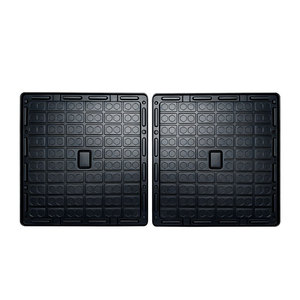 Caja de embalaje cuadrada de plástico PET negra antiestática hecha a medida para accesorios de ferretería, personalizable. - Product Image 1