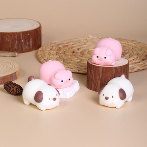 2025 New Tpr Flashing Puffer Ball <b>Light</b> up <b>Rabbit</b> Puffer Ball Animals for Kids Toy Soft Toy Bouncy Ball - Product Image 4