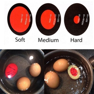 Minuterie de changement de couleur des œufs, délicieux, doux, durs, cuisson des œufs, cuisine, résine écologique, minuterie des œufs, outils de minuterie rouge - Product Image 2