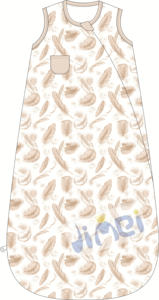 Sac de couchage à manches personnalisable pour nourrissons sac de couchage sans manches à fermeture éclair antibactérien pour nouveau-né - Product Image 4