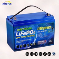 Batterie industrielle LiFePO4 24V 150AH à charge équilibrée, cellule LiFePO4 pour chariot élévateur lourd, UN38.3 MSDS IP67 OEM ODM