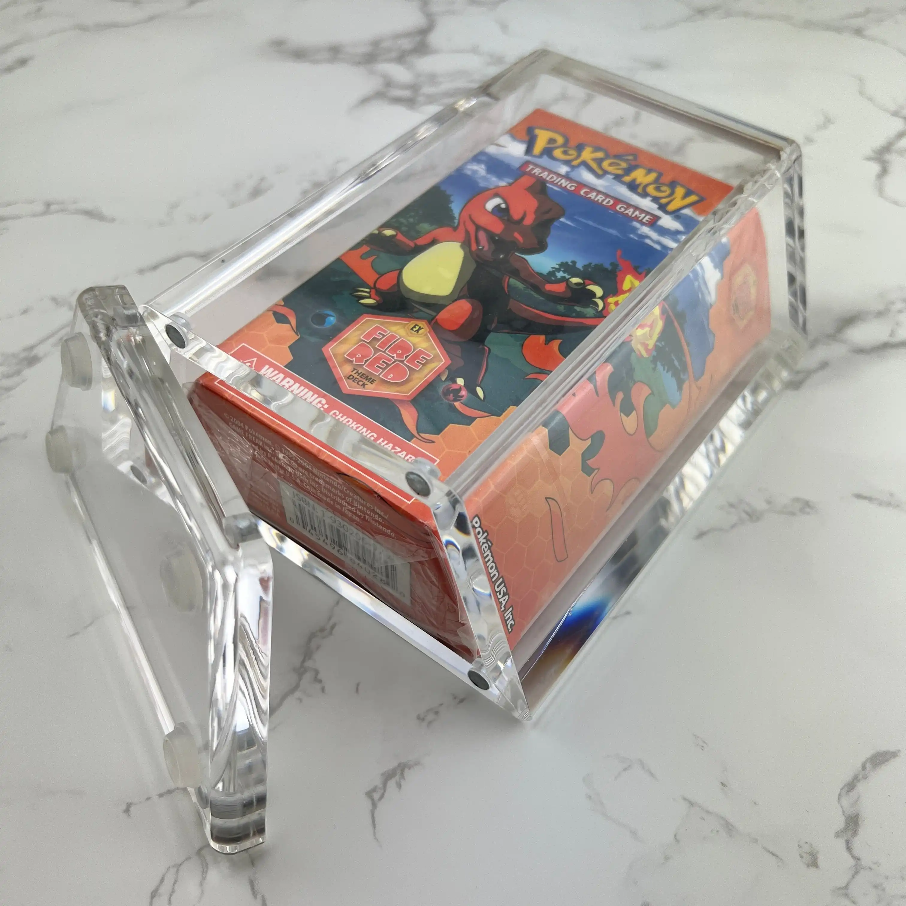 Cadre de vitrine en acrylique etb boîtier en acrylique cartes booster box