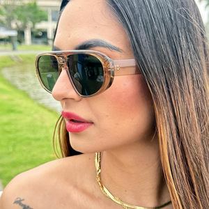 Gafas de Sol de Piloto Vintage de Lujo con Doble Puente para Mujer, Tendencia 2026, Clásicas para Hombre, Lentes de Sol para Viaje y Conducción, Gafas Femeninas - Product Image 2