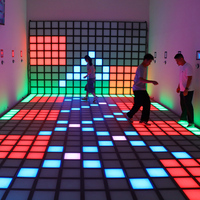 Piste de danse interactive pour jeux d'enfants 30x30cm Lumière de piste de danse interactive à LED jeux lumineu