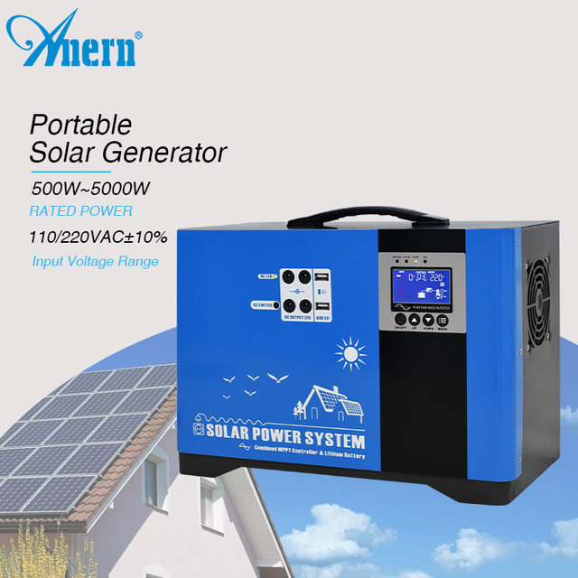 Portable Power Station Solar Power Hydrogen Generator 1000w