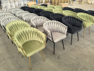<span class=keywords><strong>Chaise</strong></span> décontractée à dossier en velours tissé à la main, pieds en fer <span class=keywords><strong>noir</strong></span>, pour salon et <span class=keywords><strong>salle</strong></span> à <span class=keywords><strong>manger</strong></span> – Meilleure vente - Product Image 4