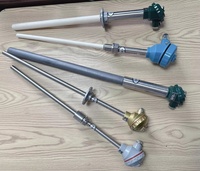 Platinum Rhodium Thermocouple Pt-rh B R S K Type Thermocouple for Furnace Kiln 0-1800c 0-1600c 0-1300c Glass Factory