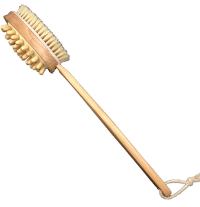 Détachable En Bois Brosse de Lavage De Douche Bain Épurateur Arrière à Long Manche - Product Image 1