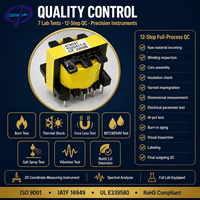 Transformateurs électroniques haute fréquence OEM personnalisés EE25 220V 12V pour alimentation industrielle et contrôle Flyback