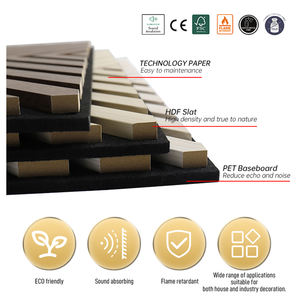 Panneau mural insonorisant de forme spéciale en forme de papier <span class=keywords><strong>mélaminé</strong></span> ignifugé Akupanel personnalisé au design unique 3D - Product Image 3