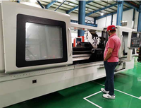 Duitsland Metaal Snijden Draaibank Machine Hobby Twin Dubbele Multi Spindel Schuine Bed Cnc Draaibank Te Koop