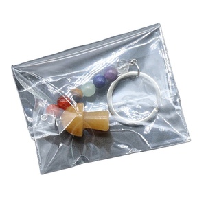 Cogumelo Cristal Keychain Cura Recarregável Gemstone Keyring Esculpido Saco Charme e Jóias Presentes Chaveiros - Product Image 4