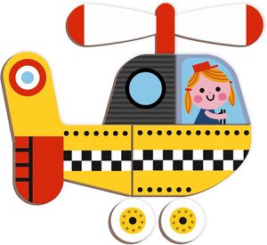 หนังสือแม่เหล็กน่ารัก MagnetiBook 69 ชิ้น เกมรถแข่งแม่เหล็ก จิ๊กซอว์แม่เหล็ก หนังสือกระดานแม่เหล็กสำหรับเด็ก บริการพิมพ์เพื่อการศึกษา - Product Image 4