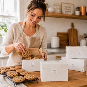 Etiqueta Redonda Autoadhesiva para Alimentos Caseros, Impresa Digitalmente, Ecológica, para Uso en la Cocina del Hogar - Product Image 4