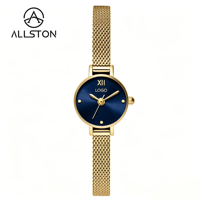 Montre chronographe à quartz OEM populaire, de luxe, tendance, sportive, antique, rétro, minimaliste, pour femme, avec boîtier en alliage et bracelet en acier inoxydable