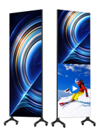 Écran publicitaire LED pliable d'intérieur P2.5 T3-Pro, support de sol, affichage numérique