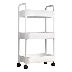 Multi-layer Household Storage <b>Rack</b> Wheeled Trolley Bathroom Storage <b>Rack</b> Living Room Floor Rolling Snack Storage <b>Rack</b> - Product Image 1
