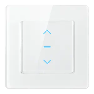 Avatto interruptor de cortina wifi, interruptor de cortina de voz controle de google home alexa compatível com interruptor inteligente padrão eu tuya smart switch