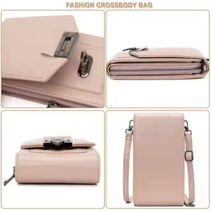 Borsa per cellulare con <span class=keywords><strong>tracolla</strong></span> <span class=keywords><strong>a</strong></span> <span class=keywords><strong>tracolla</strong></span> porta carte moda per donna impermeabile custodia per telefono - Product Image 4