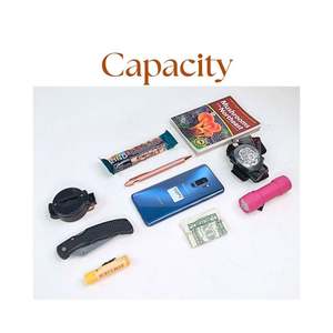 Riñonera para <span class=keywords><strong>Trail</strong></span> <span class=keywords><strong>Running</strong></span> con Soporte para Bastón de Trekking, Cinturón Ligero para Maratón, Senderismo y Escalada - Product Image 3