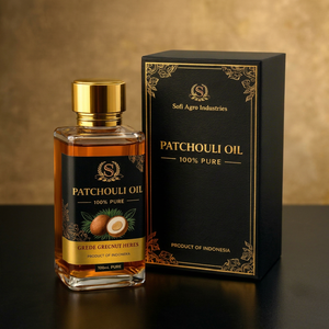 Aceite Esencial de Pachulí 100% Puro, Destilado al Vapor de Sulawesi Tenggara, con Cedro y Clavo, para Aromaterapia, Todo Tipo de Piel, Aceite de Nilam - Product Image 1