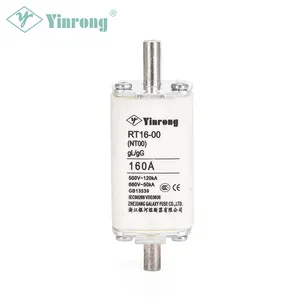 Yinghong Sekring nt fuse bentuk pisau, 690v 125A 160A tabung creamic